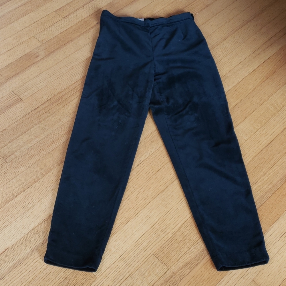 GAP cotton velvet straight leg pants